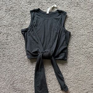 lululemon athletica Black It’s a Tie Multi Way Tie Athletic Tank Top